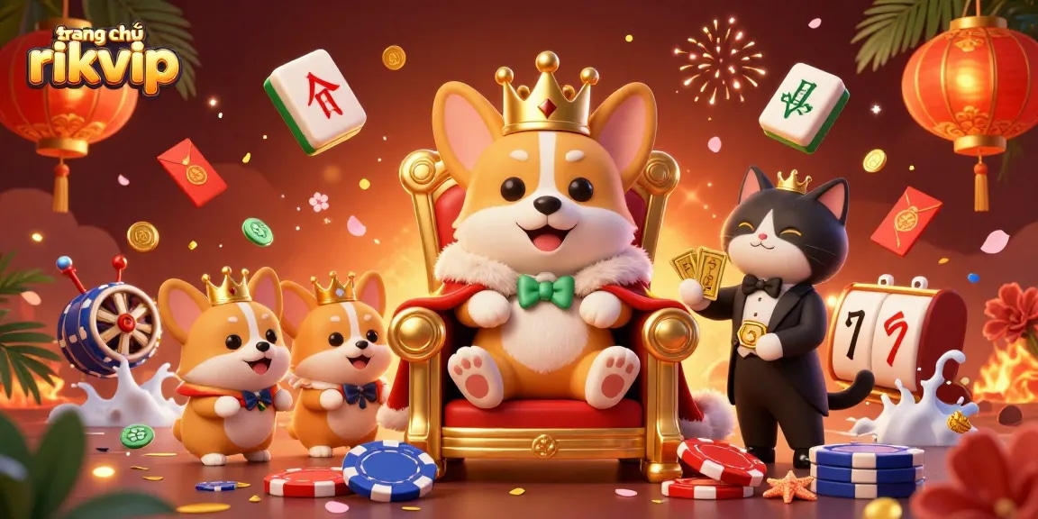 Experience high-stakes excitement and strategy on trang chủ rikvip with this vibrant casino scene.
