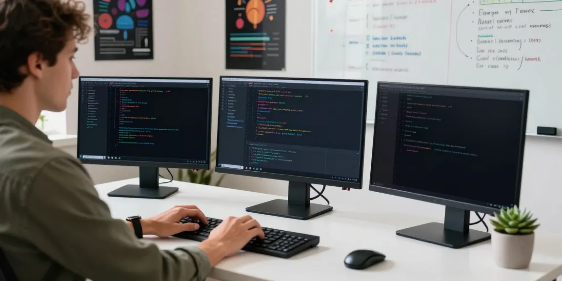 Developer optimizing instant indexing strategies in a modern tech workspace.